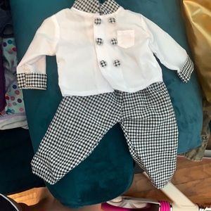 American girl chef outfit with a hat